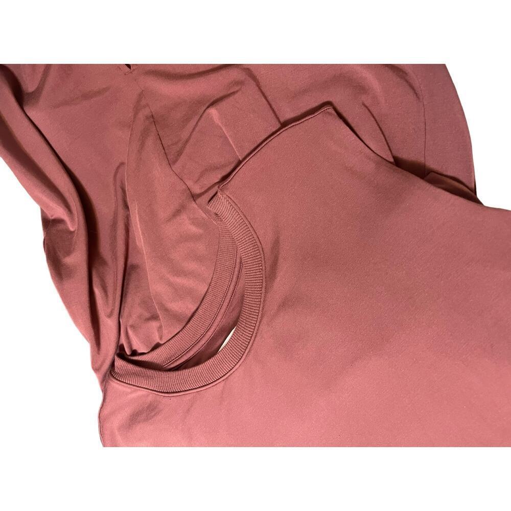 Athleta Santorini Cinch Dress Size Small Mauve Dusty Rose Pink Sleeveless Lined - Picture 11 of 14